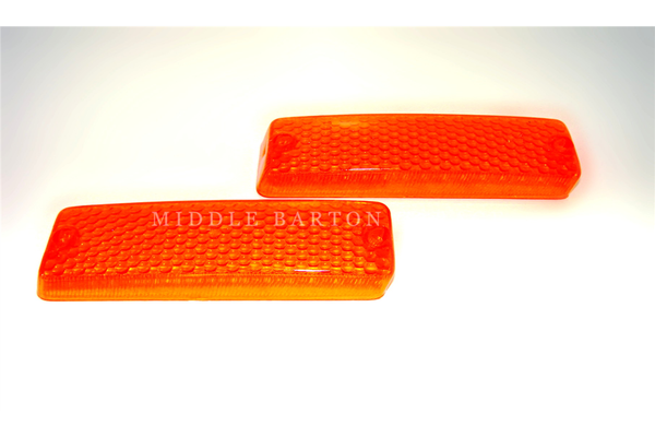 INDICATOR LENS FRONT/AMBER 850 SPORT SPIDER / LANCIA FULVIA COUPE 2ND SERIES